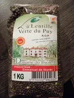 Mängden socker i Lentille verte du Puy A.O.P.