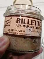 Mängden socker i Rillettes d oie