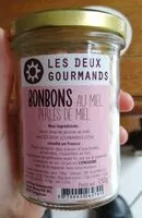 Mängden socker i Bonbons au miel / Perles de miel