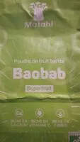 Mängden socker i Poudre de fruit bio de baobab