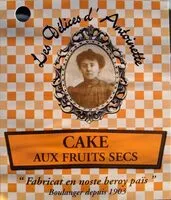 Mängden socker i Cake aux fruits secs