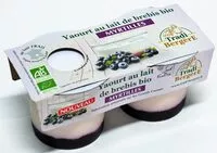 Mängden socker i Yaourt au lait de brebis bio Myrtille