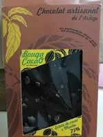 Mängden socker i Chocolat noir Eclats de Coco et Menthe