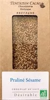 Mängden socker i Chocolat Praliné Sésame