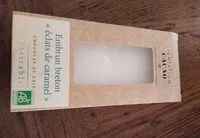 Mängden socker i Chocolat lait embrum breton éclats de caramel