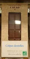 Mängden socker i Tentation cacao crêpes dentelles
