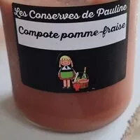 Mängden socker i Compote pomme fraise