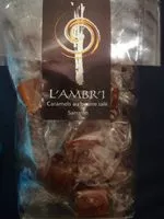 Mängden socker i Caramels au beurre salé l'Ambr'1