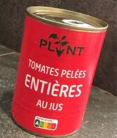 Mängden socker i Tomates pelées entières au jus