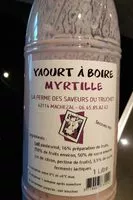 Mängden socker i Yaourt à boire myrtille