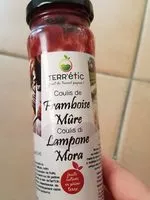 Mängden socker i Coulis framboise mûre