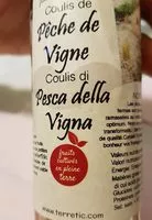 Mängden socker i Coulis de pêche de vigne