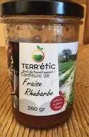 Mängden socker i Confiture de fraise rhubarbe