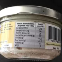 Mängden socker i Rillettes d agneau de pres sales