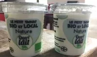 Mängden socker i Le petit yaourt Bio et Local Nature