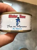 Mängden socker i thon en morceaux au naturel