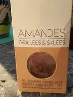 Mängden socker i Amandes grillées et salées