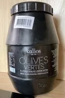 Mängden socker i Olives vertes a l’huile d’olive vierge extra