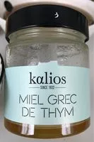 Mängden socker i Miel grec de thym