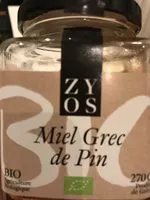 Mängden socker i Miel grec de pin