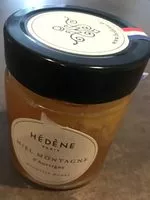 Mängden socker i Miel montagne d'Auvergne
