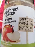Mängden socker i Pomme avec morceaux