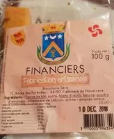 Mängden socker i Financiers