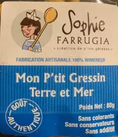 Mängden socker i mon p’tit gressin terre et mer