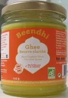 Mängden socker i Ghee Bio - Beurre clarifié à l'indienne