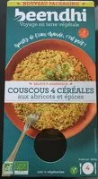 Mängden socker i Couscous 4 cereales aux abricots et epices