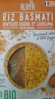 Mängden socker i Riz basmati lentilles corail et curcuma