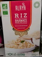 Mängden socker i Riz Basmati Noix de coco
