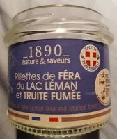 Mängden socker i Rillettes de Féra du Lac Léman et truite fumée