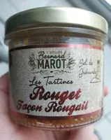 Mängden socker i Les tartines Rouget façon Rougail