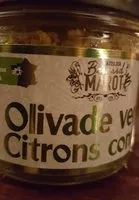 Mängden socker i Olivade verte citron confit