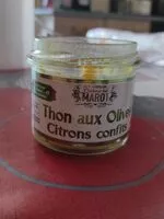 Mängden socker i Thon aux Olives Citrons confits