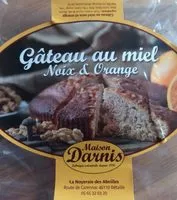 Mängden socker i Gâteau au Miel, Noix et Orange