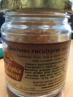 Mängden socker i Bonbons eucalyptus au miel 20 %