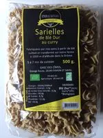 Mängden socker i Sarielles de blé dur au curry