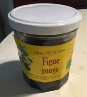 Mängden socker i Confiture de figues rouges