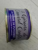 Mängden socker i Gésiers de canard confits