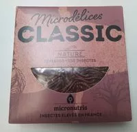 Mängden socker i Micronutris - vers de farine nature