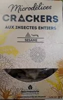 Mängden socker i Crackers aux insectes entiers