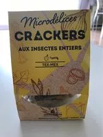 Mängden socker i Crackers aux insectes entiers