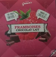 Mängden socker i Framboises chocolat lait