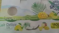 Mängden socker i Yaourt coco-citron-mangue