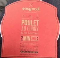Mängden socker i Poulet au curry & riz basmati