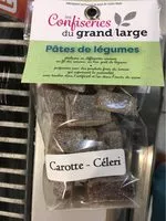 Mängden socker i Pâtes de fruits de légumes