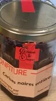Mängden socker i Confiture de cerises noires entières