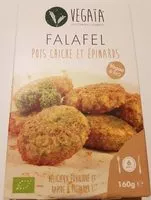 Mängden socker i Falafel, pois chiche et Épinards